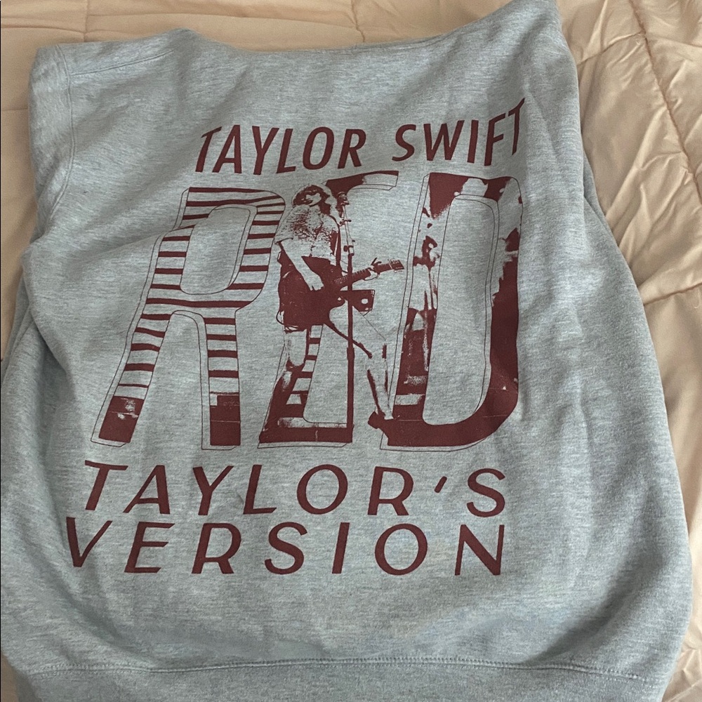 Red Taylor’s Version Taylor Swift Hoodie - Picture 3 of 4